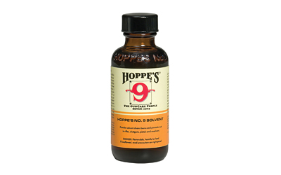 Hoppes 902 No. 9 Bore Cleaner Removes Carbon, Powder & Lead Fouling Child Proof Cap 2 OZ Bottle 10 Per Pack