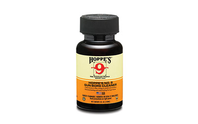 Hoppes 904 No. 9 Bore Cleaner Removes Carbon, Powder & Lead Fouling Child Proof Cap 5 OZ Bottle 10 Per Pack