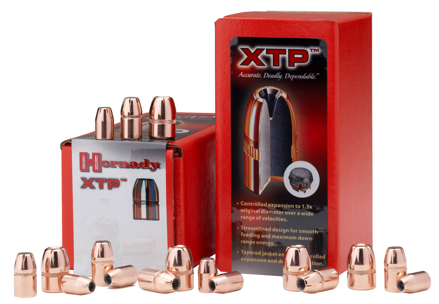Hornady Traditional Pistol Bullets  <br>  50 Cal. .500 350 gr. XTP 50 box