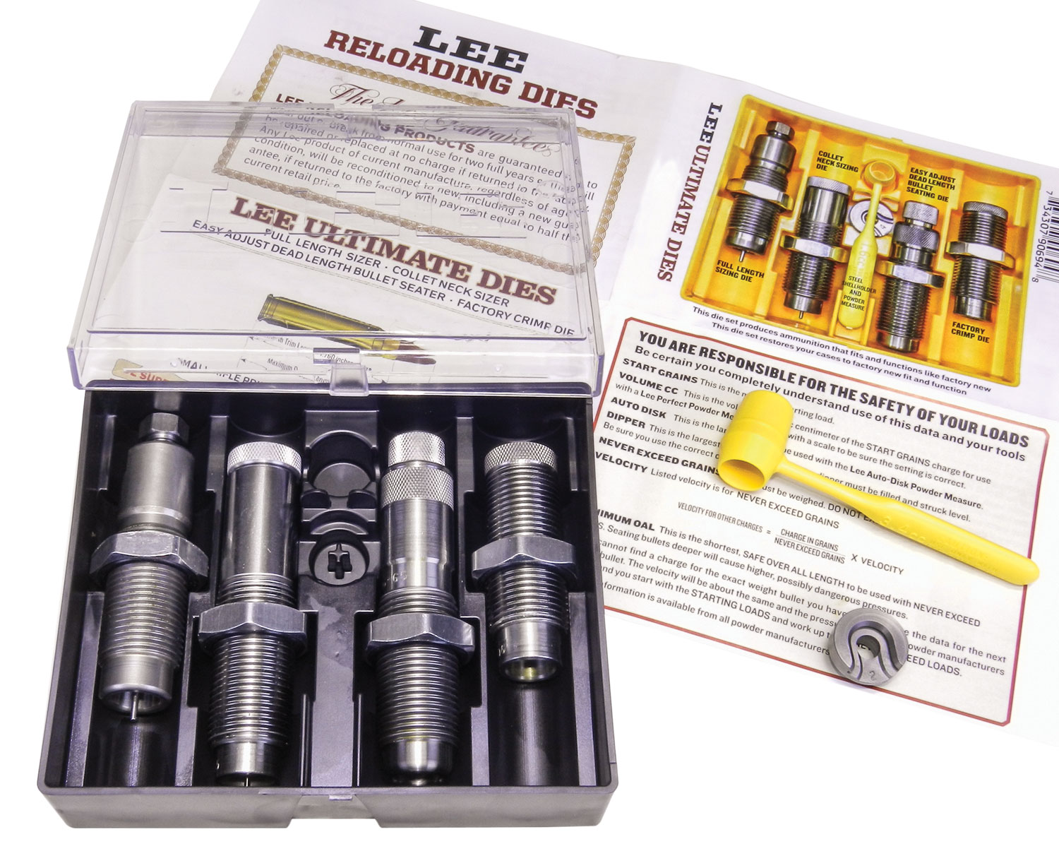 LEE ULTIMATE 4-DIE RIFLE SET .308 WINCHESTER