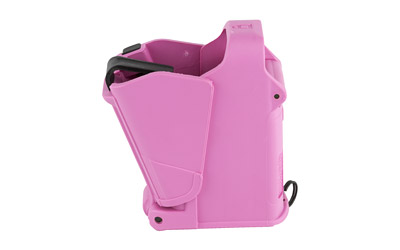 Maglula UP60P UpLULA Loader & Unloader Double & Single Stack Style made of Polymer with Pink Finish for 9mm Luger, 45 ACP Pistols