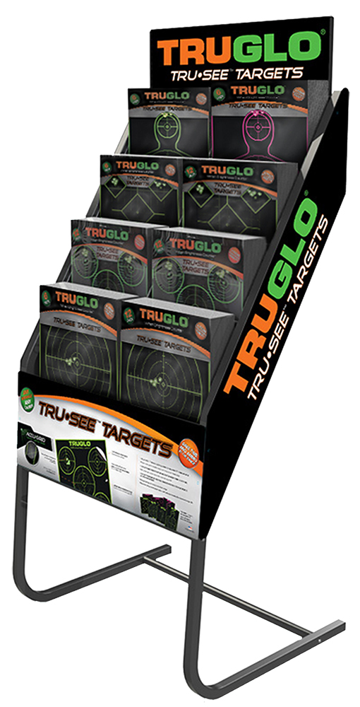 TruGlo TG100P1 Tru-See Targets Display Rack Black Metal
