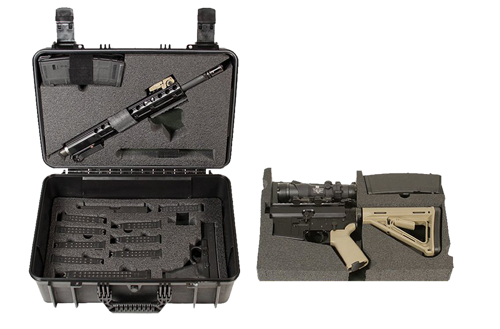 DRD Tactical DRDHC CDR-15  MSR Rifle Case with Pistol Tray