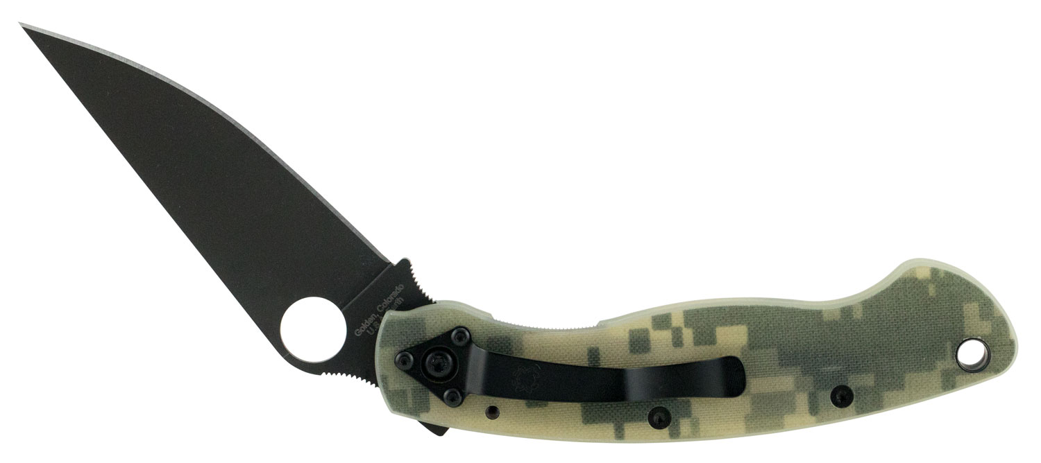 SPYDERCO MILITARY MODEL G-10 CAMO