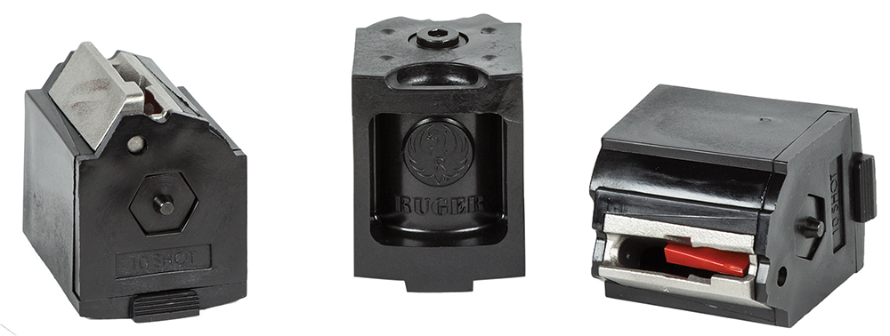 RUGER MAGAZINE 10/22 .22LR 10RD BLACK PLASTIC 3PACK