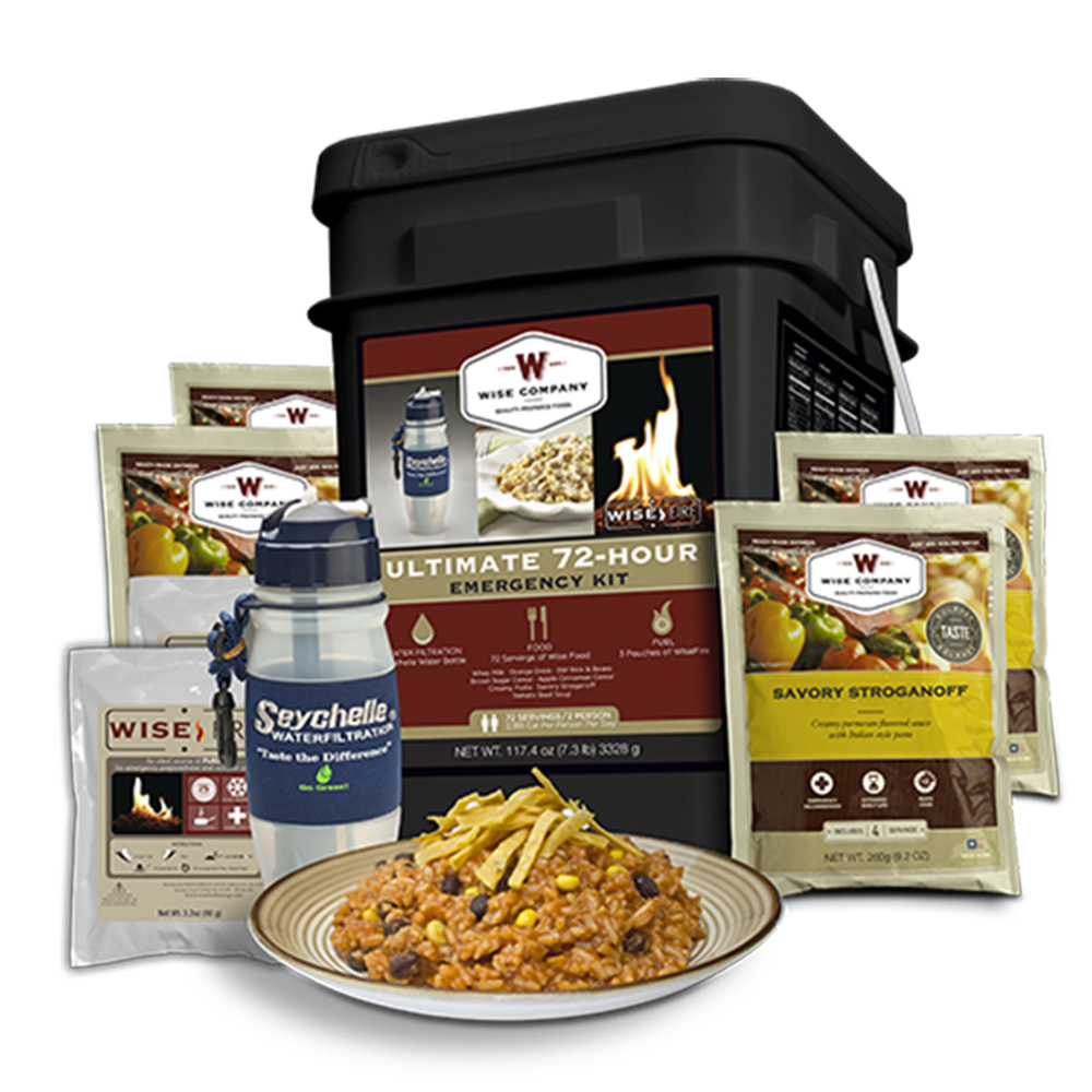 Wise Foods 05715 Emergency Supplies Ultimate 72-Hour Emergency Kit 72 Servings Per Bucket