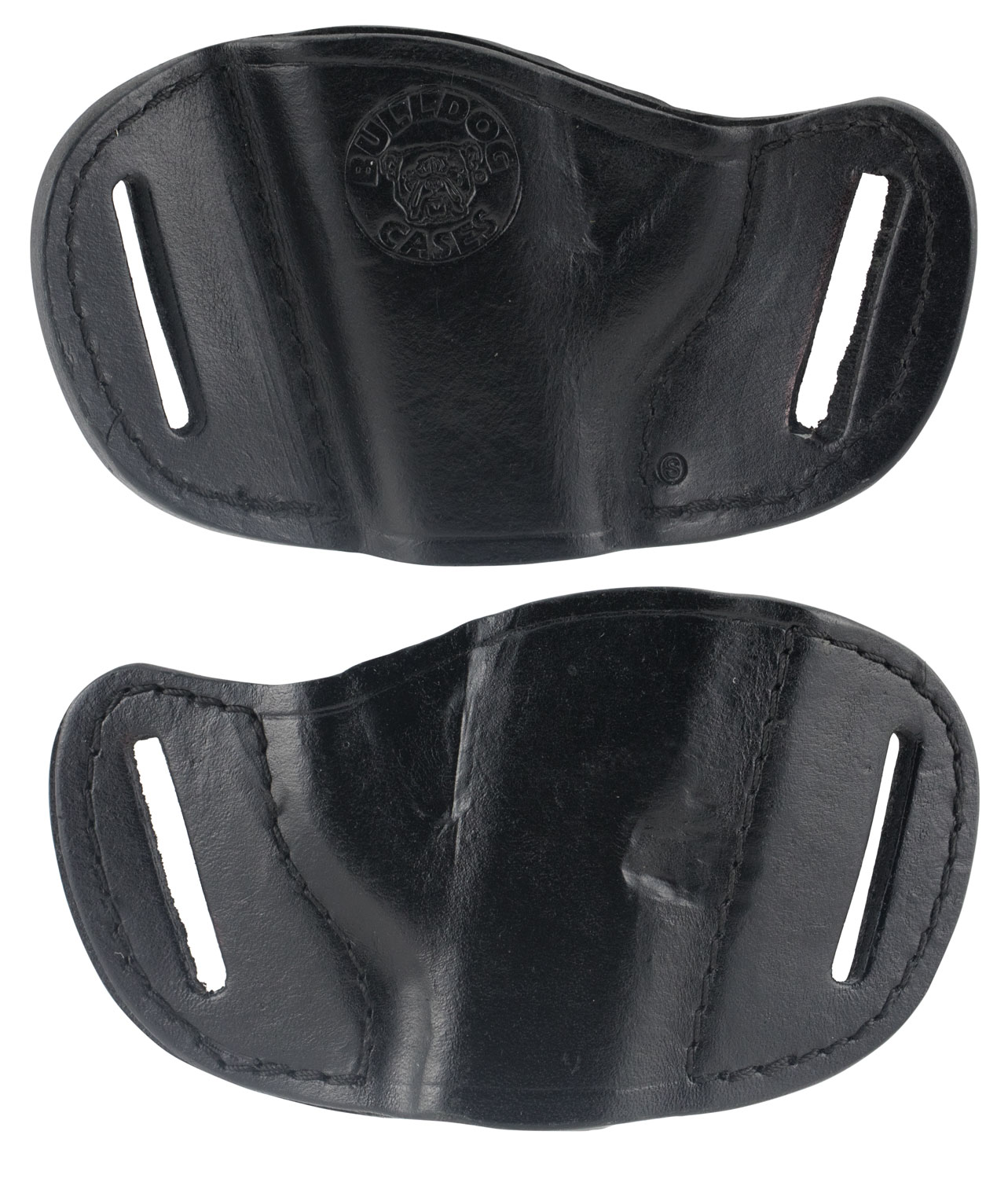 Bulldog MLBS Molded  Small Black Leather for Bersa Thunder 380, Makarov, Sig 230/ 232 Right Hand Belt Slots