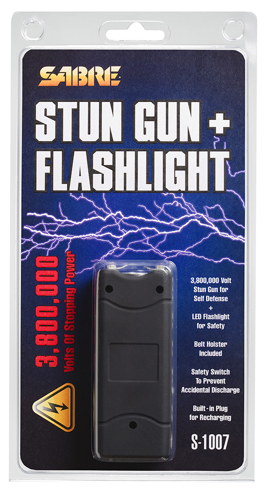 SABRE 3.8 MILLION VOLT STUN GUN BLK
