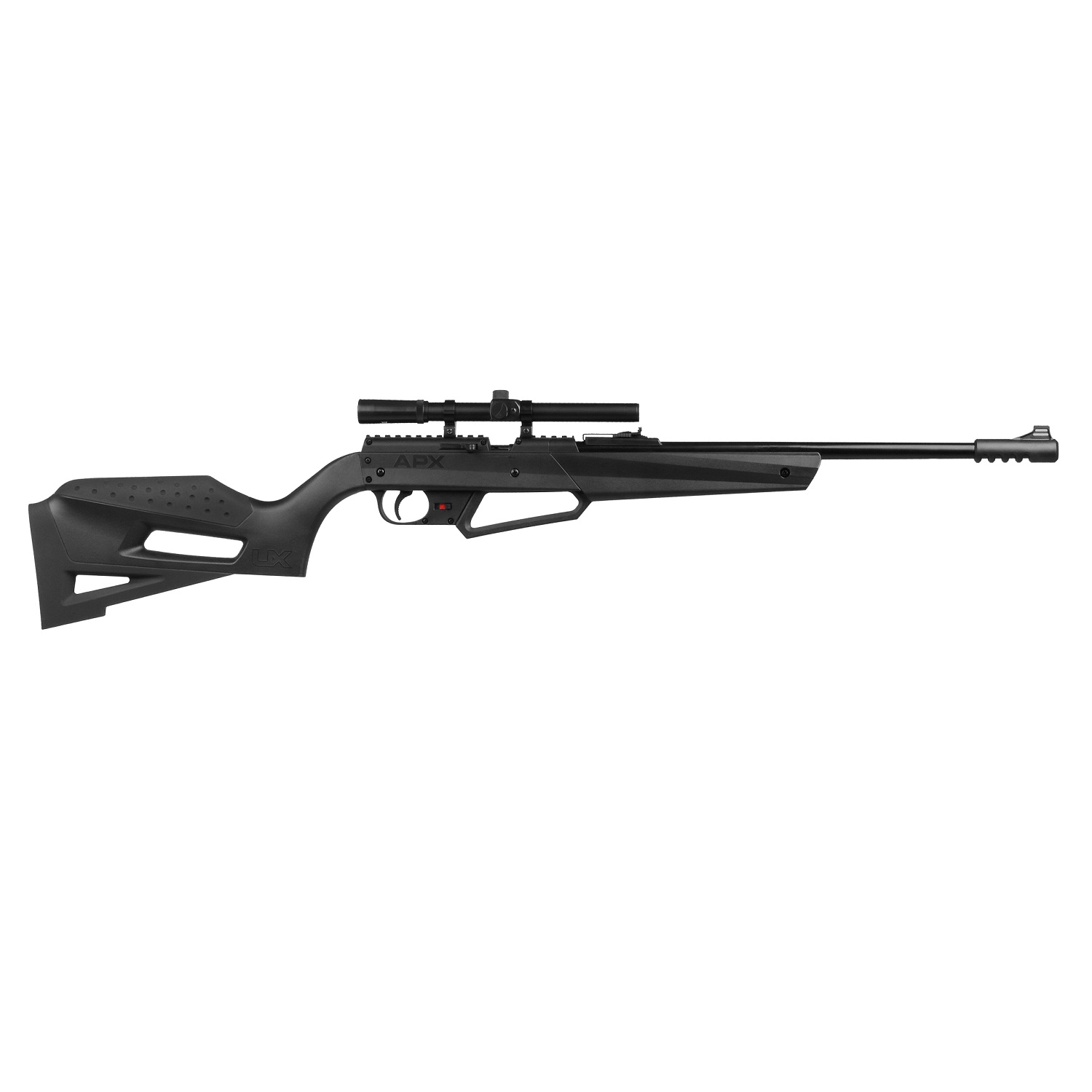 Umarex USA 2251600 NXG APX Youth Spring Piston 177 Pellet,177 BB Overall Black with Synthetic Stock Includes Scope