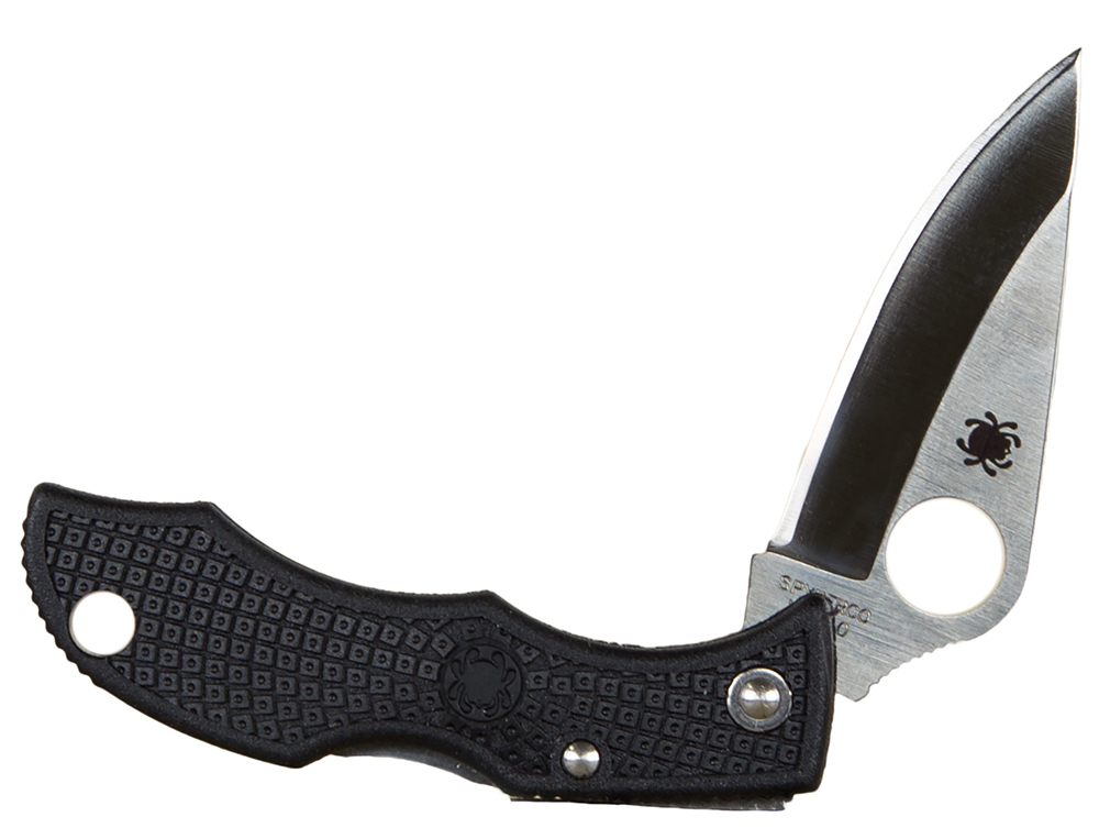 SPYDERCO LADYBUG3 BLACK FRN PLAIN