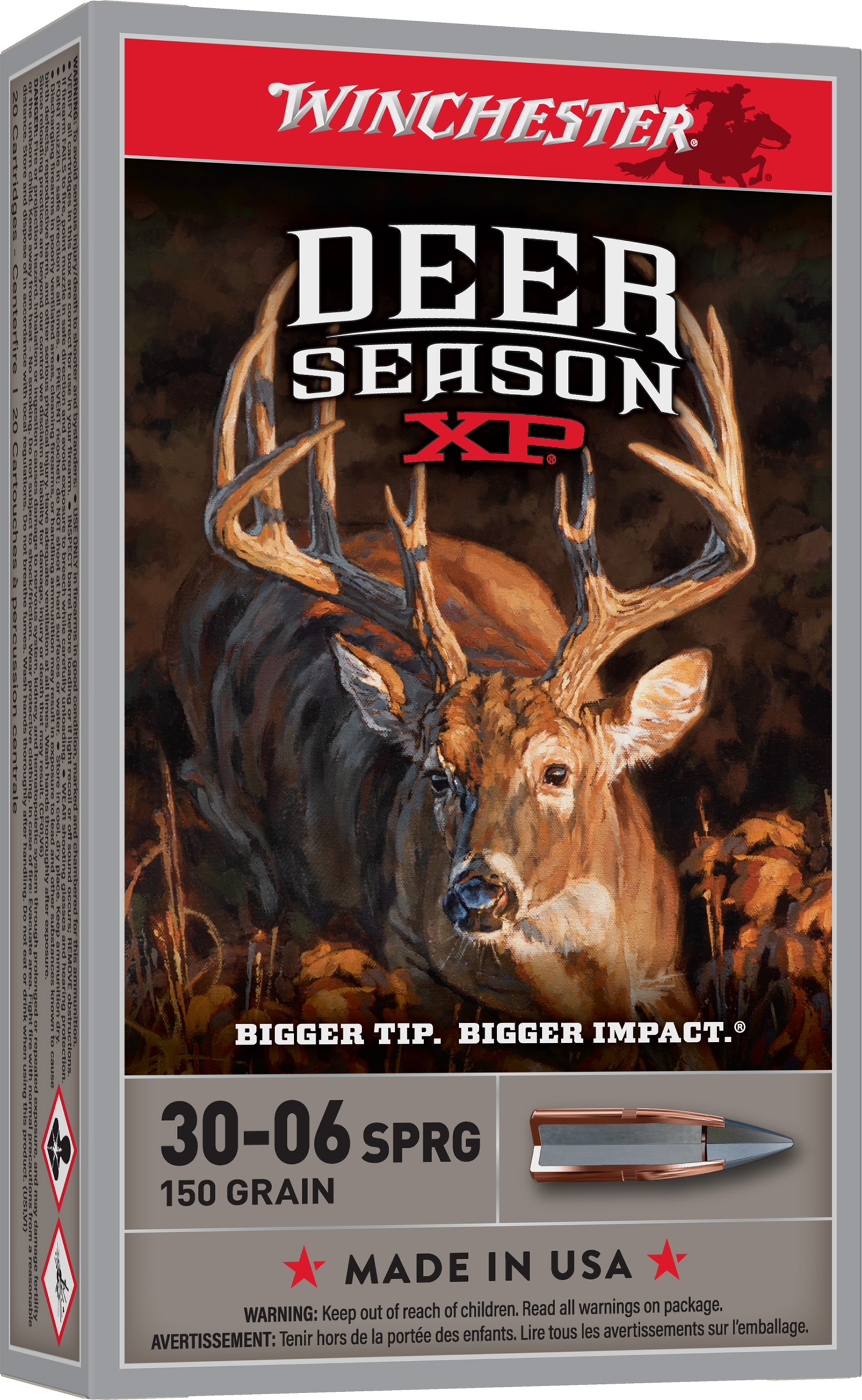 WINCHESTER DEER XP 30-06 150GR EXTREME POINT 20RD 10BX/CS
