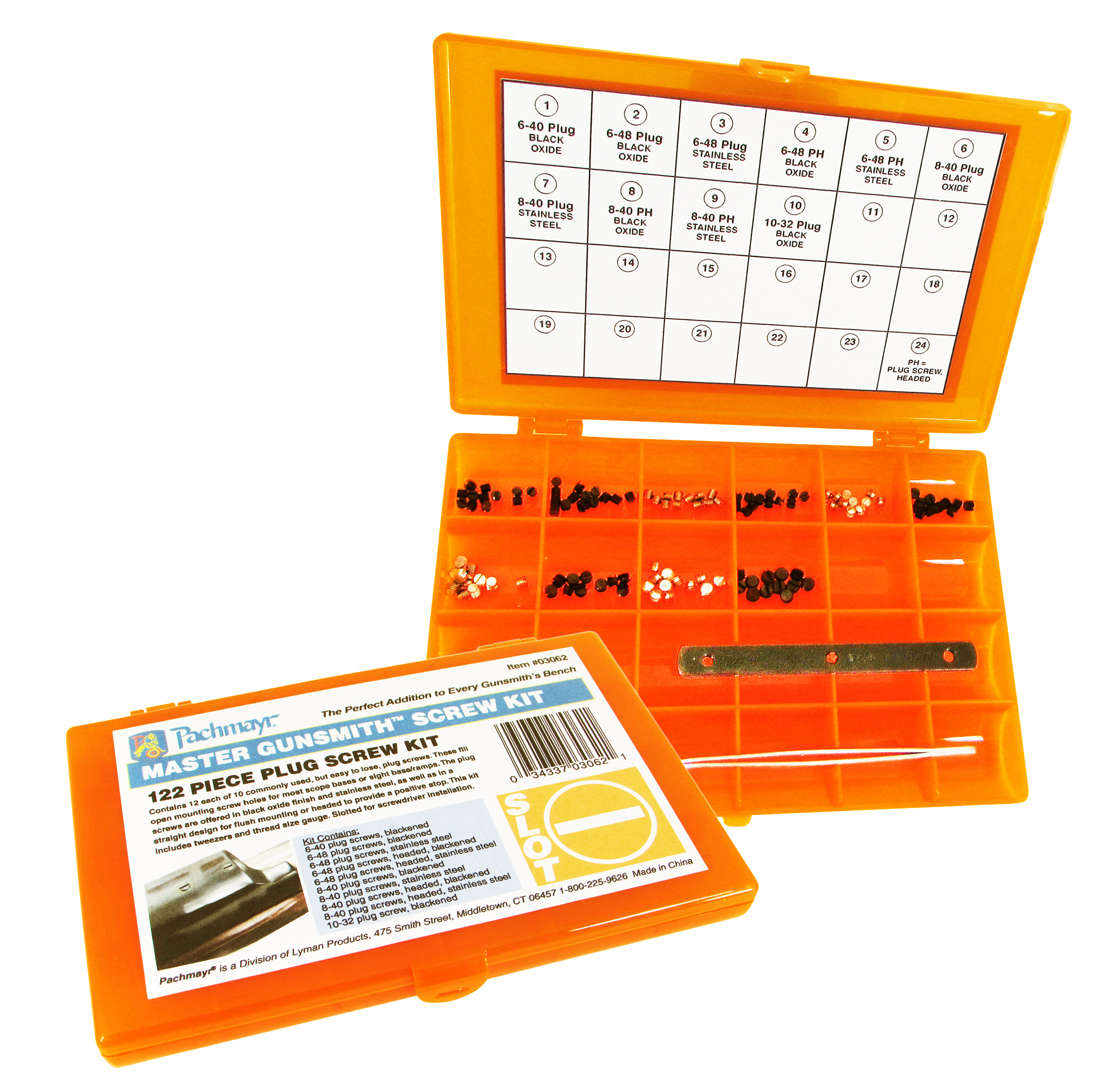 Pachmayr 03062 Master Gunsmith 120 Piece Plug Screw Kit