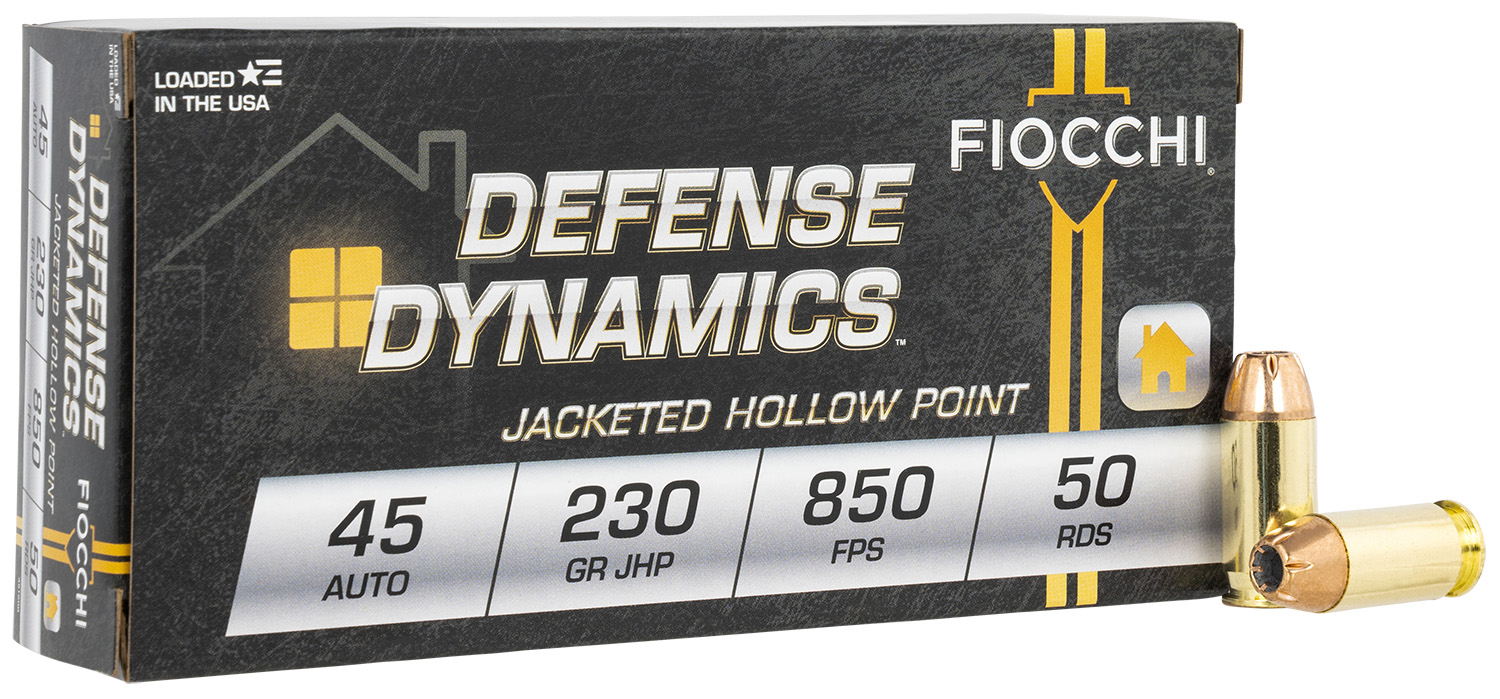 FIOCCHI 45ACP 230GR JHP 50RD 10BX/CS
