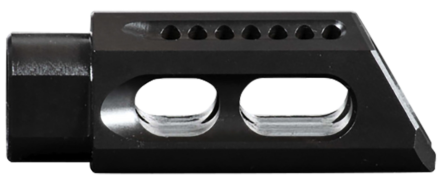 YHM SLANT MUZZLE BRAKE/COMP 5.56MM FOR 1/2X28 THREADS