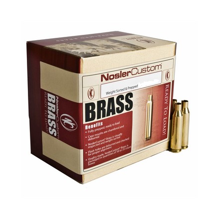 Nosler 11914 Custom Brass, 338 Lapua (25 ct.)