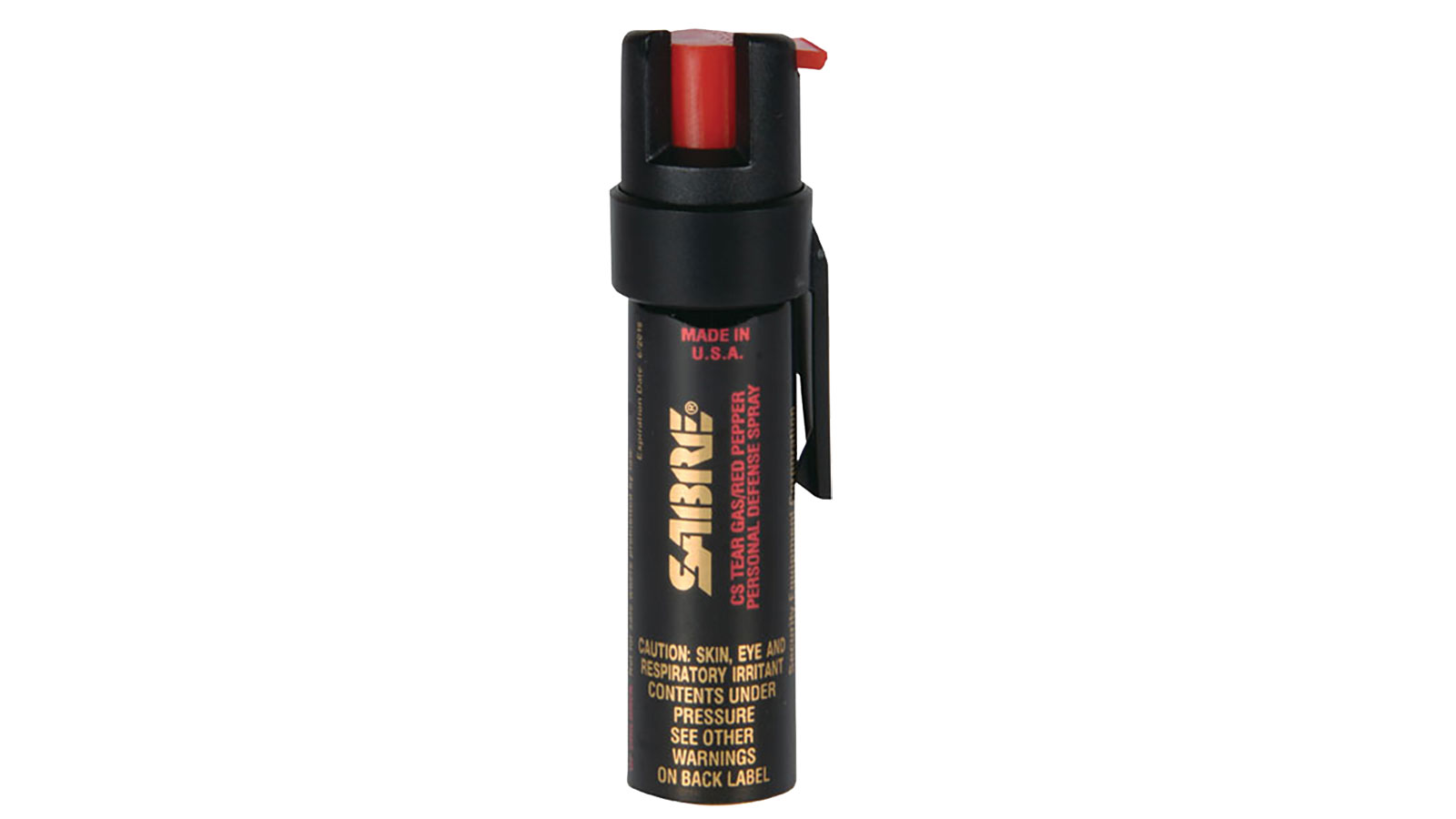 Sabre Red Compact Pepper Spray  <br>  Pink with Clip