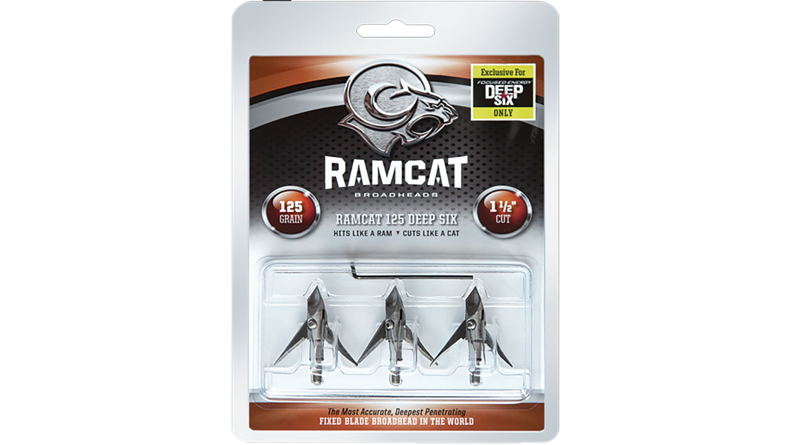 Ramcat R2001 3 Pack 125 Grain Crossbow Broadheads