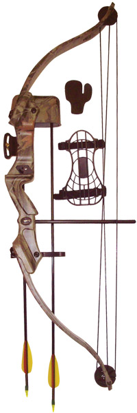 SA Sports 565 Bison Recurve Compound Bow Set, 20lb Draw