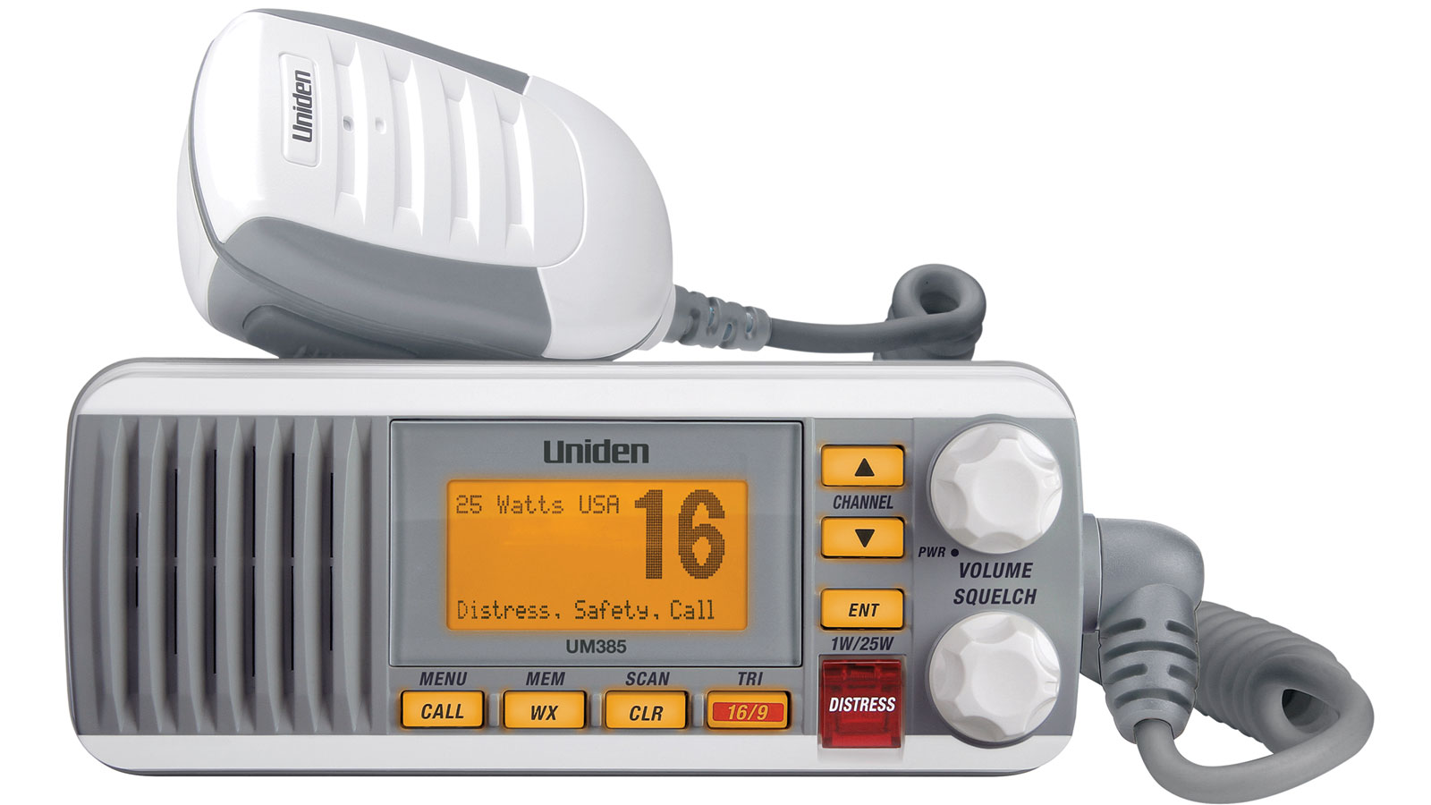 Uniden UM385 Fixed Mount VHF Radio White