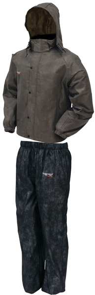 Frogg Toggs AS1310-105SM All Sport Rain Suit, Stone, Black, Size SM