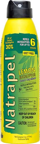Natrapel 00066865 Lemon Eucalyptus  6 oz Aerosol Repels Ticks Effective Up to 6 hrs
