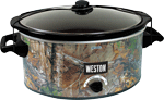 WESTON REALTREE OUTFITTERS 8QT CAMO SLOW COOKER BY WESTON