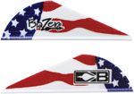 Bohning Blazer Vanes  <br>  American Flag 100 pk.