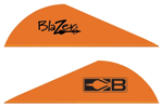 Bohning Blazer Vanes  <br>  Neon Orange 100 pk.