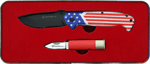 S&W KNIFE AMERICA'S HEROES & SHOTSHELL KNIFE W/TIN PROMOQ4<