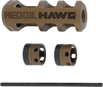 BROWNING SPORTER RECOIL HAWG MUZZLE BREAK BRONZE .30 & LESS