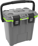 PELICAN COOLERS IM 20 QUART ELITE DKGRAY/GREEN LEG CUT OUT