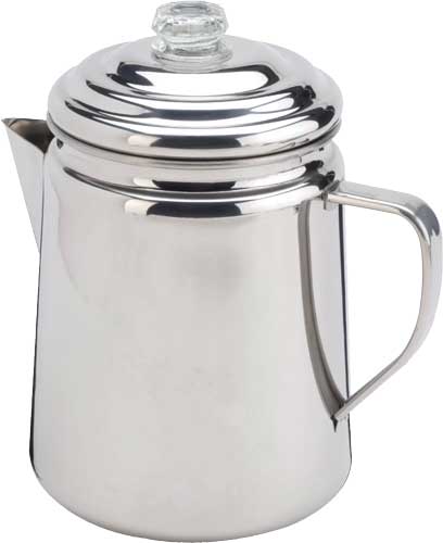 COLEMAN 12 CUP STAINLESS STEEL PERCOLATOR
