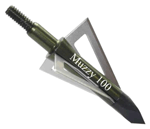 Muzzy Screw-In Broadheads  <br>  3 Blade 100 gr. 6 pk.