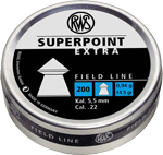 RWS Superpoint Extra Field Line .22 Pellet  <br>  200 ct.