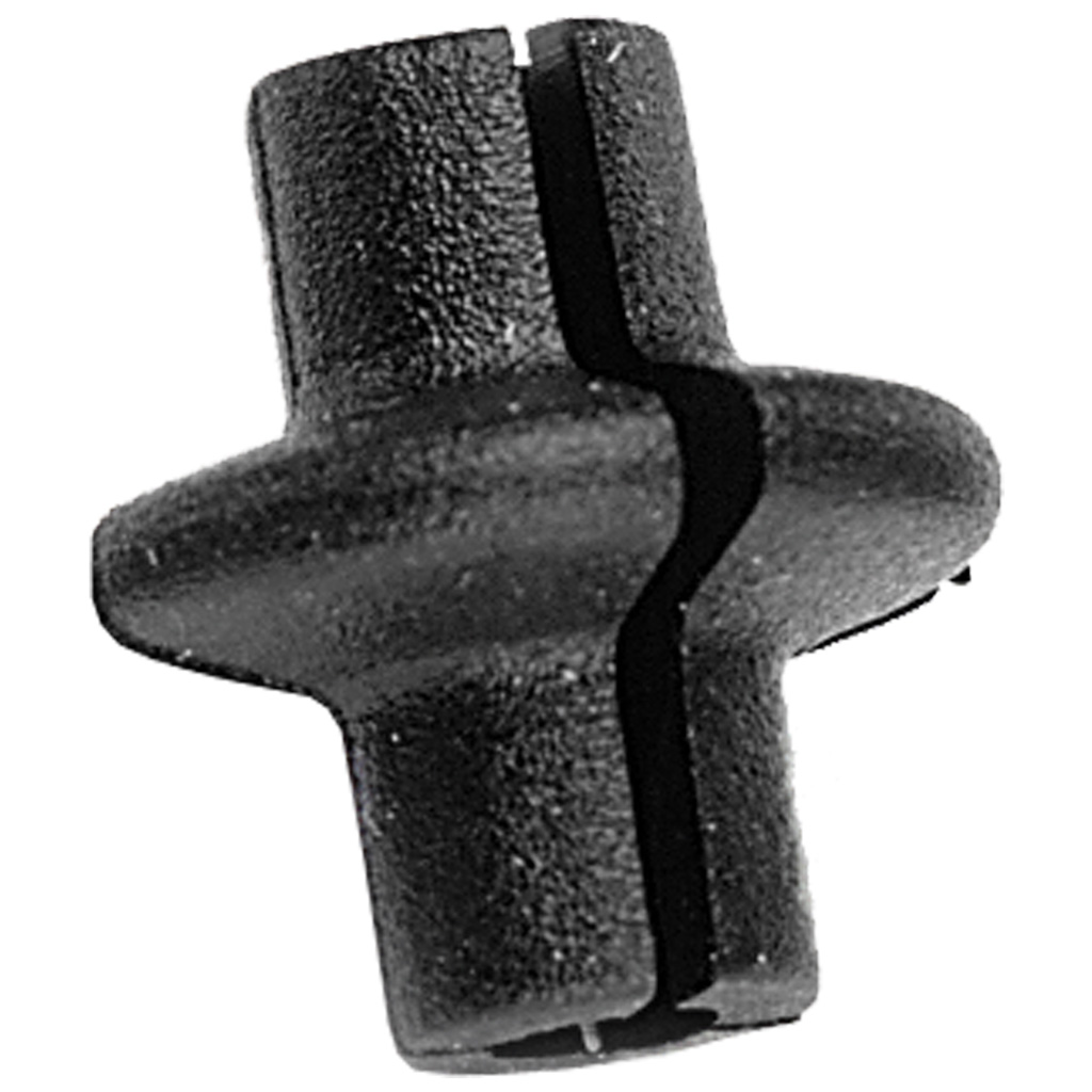 PINE RIDGE KISSER BUTTON SLOTTED BLACK 1EA