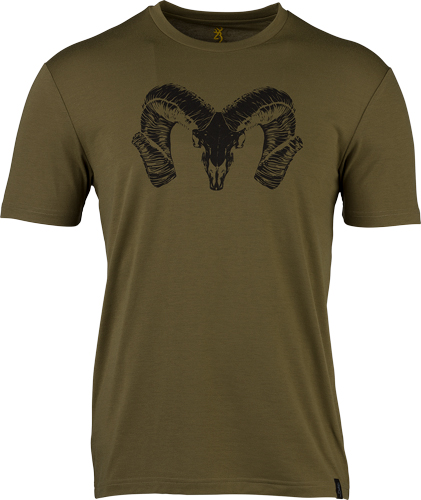 BROWNING SS PERF CAMP SHIRT RAM LOGO GREEN XX-LARGE*