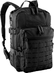 RED ROCK TRANSPORTER DAY PACK W/LASER-CUT MOLLE WEBB BLACK