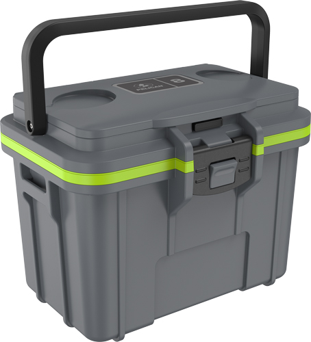 PELICAN COOLERS IM 8 QUART GRAY/GREEN ICE PACK & STORAGE