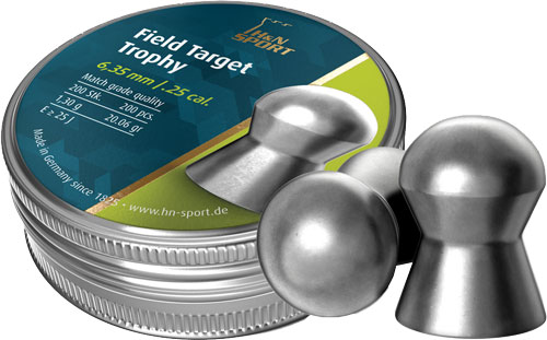 H&N FIELD TARGET TROPHY .25 20.06 GRAIN 200 PACK