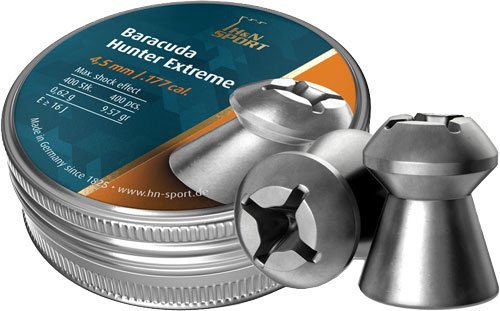 H&N BARACUDA HUNTER EXTREME .177 9.57 GRAIN 400 PACK