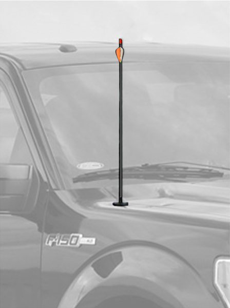 ARROW ANTENNA FULLY FUNCTIONAL OEM REPLACEMENT ONE SIZE BLACK