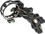 30-06 OUTDOORS BOW SIGHT KING PIN ALUMA 4-PIN .019 BLACK!