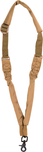 BULLDOG BUNGEE TACTICAL SLING W/ METAL CLIP TAN