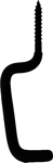 MUDDY SCREW IN ACCESSORY HOOK RUBBER COATED STEEL HOOK