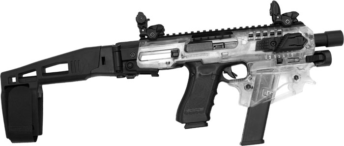 CAA MCK MICRO CONVERSION KIT FOR GLOCK 9/40 W/BRACE CLEAR: Full Metal  ArmoryShop: Full Metal Armory