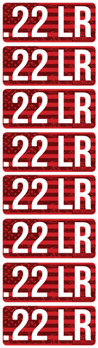 MTM AMMO CALIBER LABELS .22LR 8-PACK