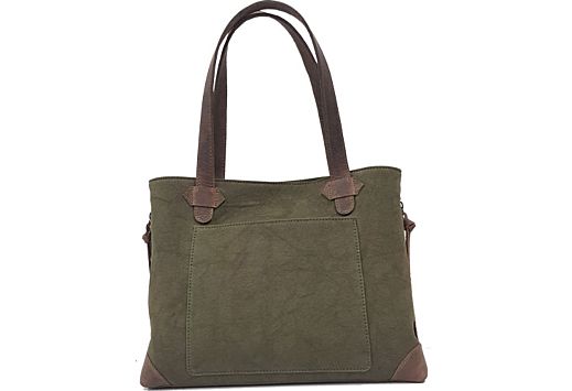 VERSACARRY CONCEAL CARRY PURSE CANVAS OLIVE GREEN TOTE STYLE<