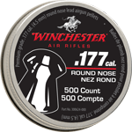 WINCHESTER .177 RN PELLET 500 COUNT TIN 6 PACK CASE