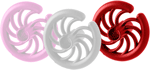 Hot Shot Kiss of Death Kisser Button  <br>  Red 1 pk.