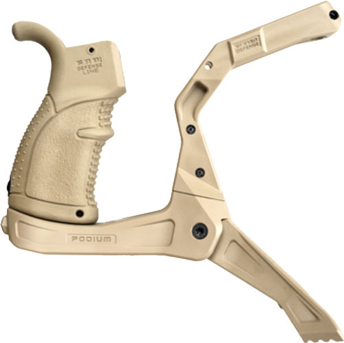 F.A.B. DEFENSE AR PODIUM BI-POD FDE AR-15 PLATFORM